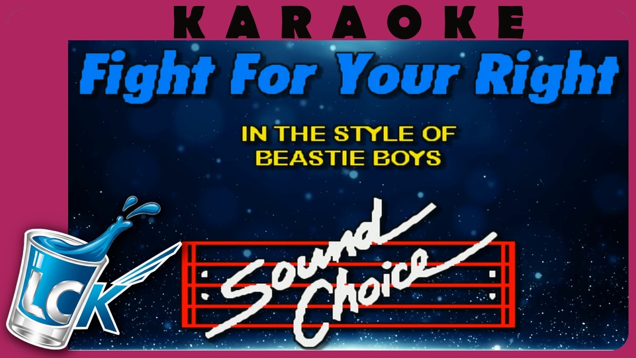 The Beastie Boys - Fight For Your Right (To Party) [KARAOKE SOLO