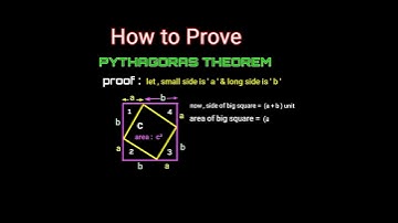 how to prove Pythagoras theorem  | #shortvideo #pythagoras_theorem #proof