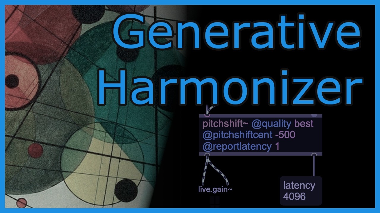 Generative Harmonizer | Max/MSP Tutorial - YouTube