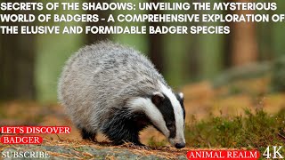 Secrets of the Shadows:Unveiling the Mysterious World of Badgers - Exploration of the Badger Species