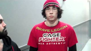Tommy Takemoto Pre Fight Interview - Rumble at the Roseland 55
