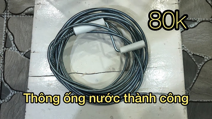 Xử lý cống bị tắc