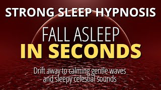(Strong) Deep Sleep Hypnosis to Fall Asleep Fast | Dark Screen Experience