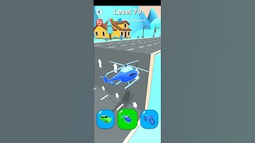 SHAPE SHIFTING 🚲🚁🚙 Transformation Game Max Level Gameplay (IOS & Android) Walkthrough Level 79