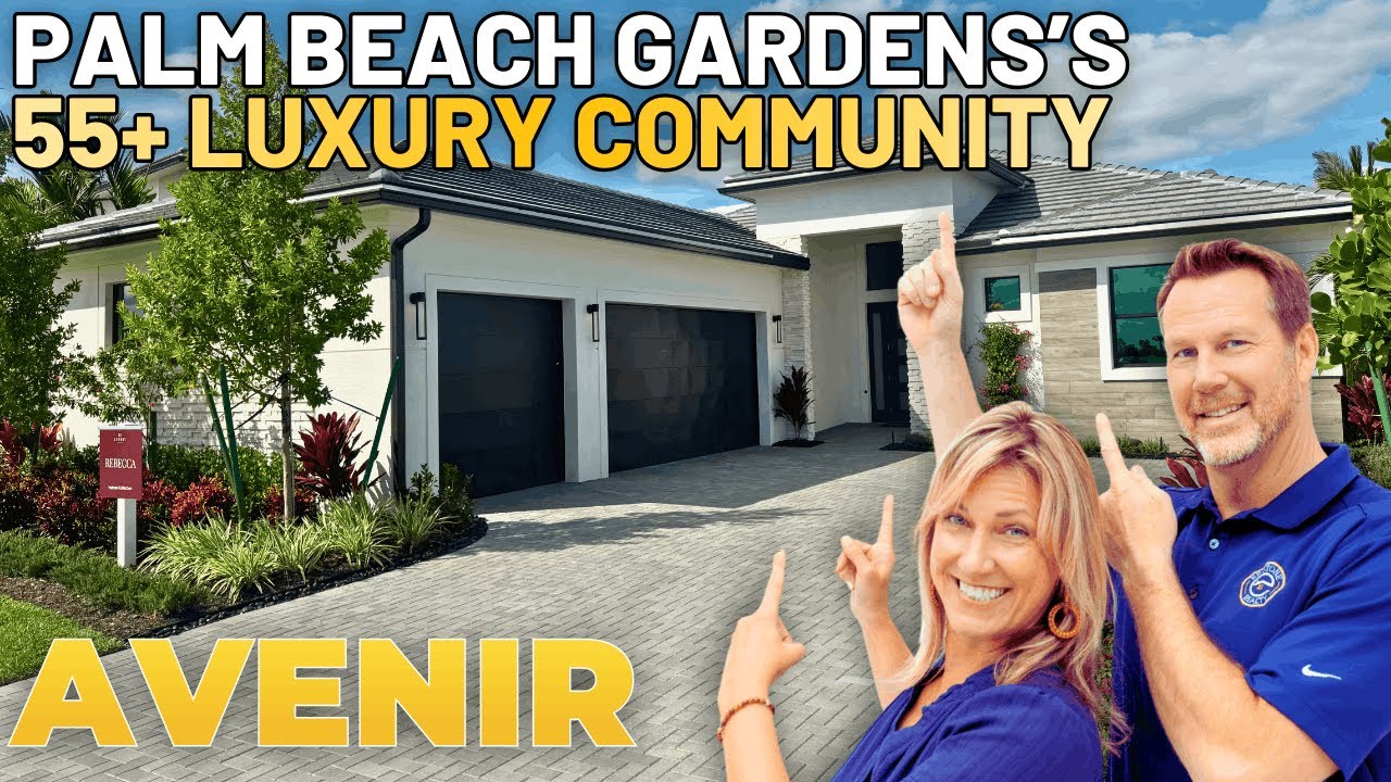 Элитный новый жилой комплекс для людей старше 55 лет в Палм-Бич-Гарденс, Флорида (Avenir).