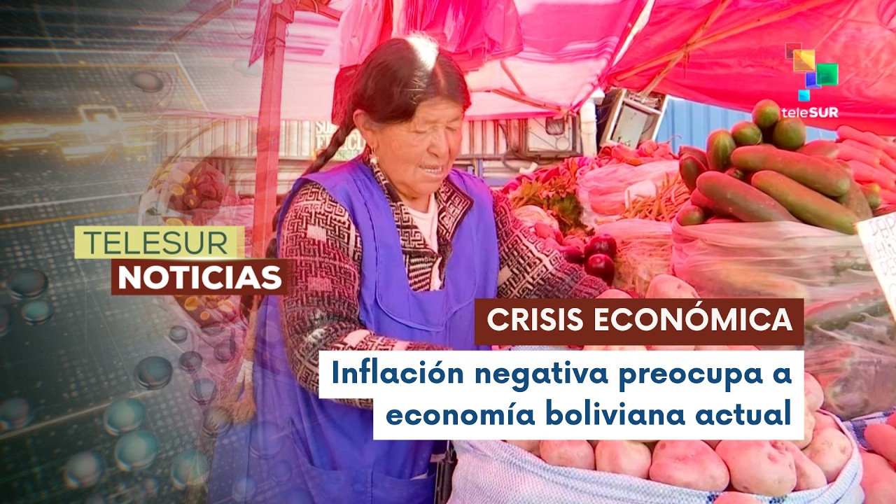 Inflación negativa genera alerta en la economía boliviana