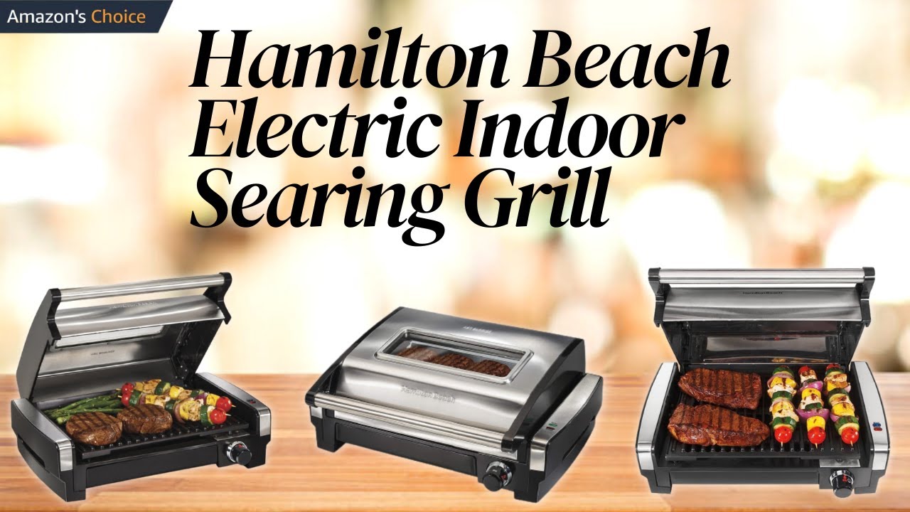 Hamilton Beach Electric Indoor Searing Grill Model # 25361