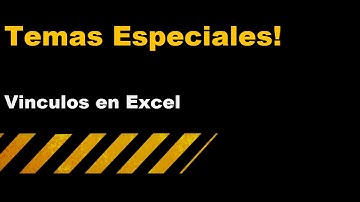 20150509 - Vìnculos en Excel