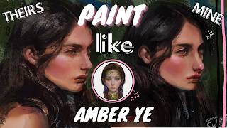 PAINT LIKE AMBER YE 🎨 Digital Art Tutorial for Classical Chinese Stylized Portrait Art screenshot 1