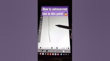 how to autocorrect line in Ibis paint 🤷🏻 #swatiartlife #arttutorial  #shorts