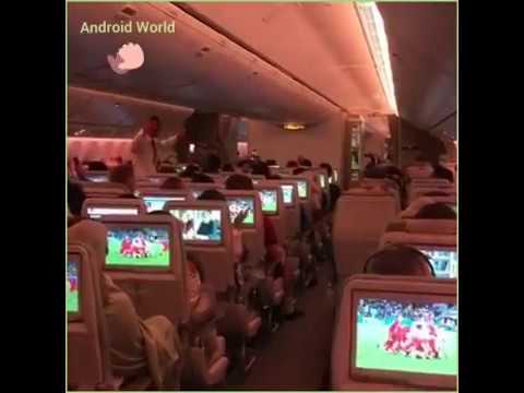 بث مباشر لمباريات كأس العالم على متن رحلات طيران الإمارات  فخامة ✈️️ ⚽️