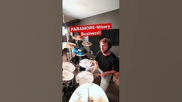 PARAMORE MISERY BUSINESS!!! #drumcover #drumheads #poppunk #americanrockband #drumming