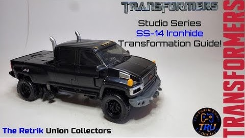 Transformers Studio Series SS-14 Ironhide Transformation Guide!