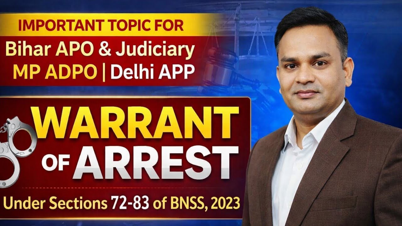 Warrant of Arrest | Types & Execution In BNSS | New Criminal Laws | 