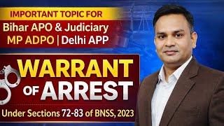 Warrant of Arrest | Types & Execution In BNSS | New Criminal Laws | @LAWKUL7250 ​