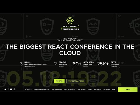 React Summit – The Biggest React Conference Online | React Summit Remote Edition 2021