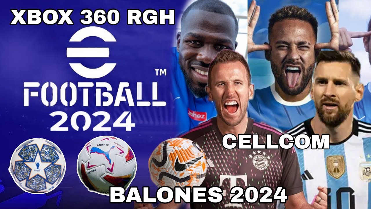 Efootball 2024 Edición Especial xbox 360 Rgh Balones 2024 Incluidos