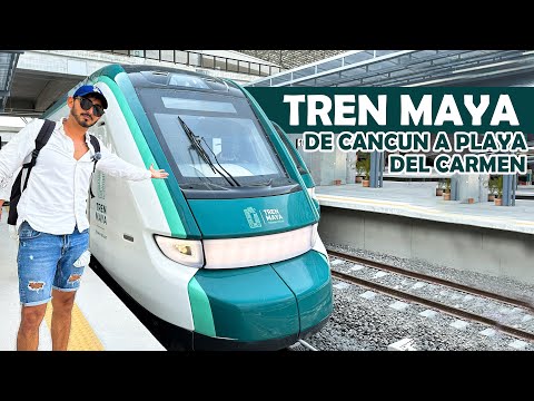 Aeropuerto Cancún a Playa del Carmen en Tren Maya ¿Cuanto cuesta?