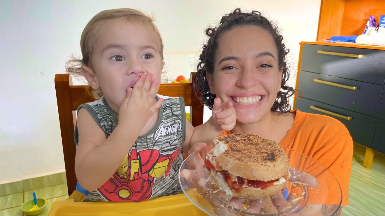 ELE COME O LANCHE TODO 😱🙌