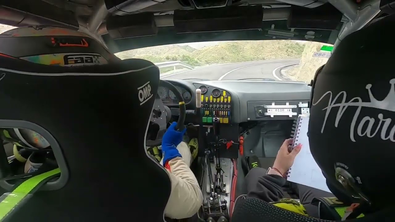 Onboard tramo c 2 pasada rally almanzora 2022 realizando un 4 scracht