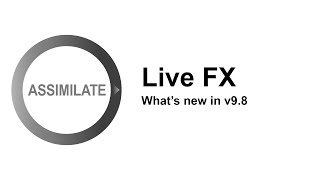 Assimilate Live FX: Whats New in v9.8
This video will show you all the great new features in v9.8.
All of it is 100% based on user feedback:
General new Features:
- Performance update through native support for Metal on macOS
- Support for USD file format on macOS
- Support for Radiance HDRi file format
- OCIO 2.3 incl. default config
- Node Tree Update to easily create clip references
Projection Mapping:
- Updated Projection Setup Panel for easy multi-wall setups
- Updated Stage Manager with new viewing and navigation functionality
- New Cylindrical projection
- Frustum Border and Frustum Highlight improvements
- New Top View Setting to ensure correct LED Volume output
Stage Lights:
- Support for fixtures with very high pixel count (1000s of pixels)
- Crossfade function to mix video sample color and a solid color
- New Grid-mapping options
- New flip/flop function
- Lighting console patching updates
- Latest Takes Precedence setting for lighting consoles
See full release notes here:
https://www.assimilatesupport.com/akb/Download51056.aspx Assimilate Live FX: Whats New in v9.8