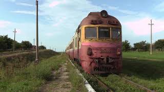 Дизель-поезд Д1-753 на о.п. Скумпия / D1-753 DMU at Skumpia stop