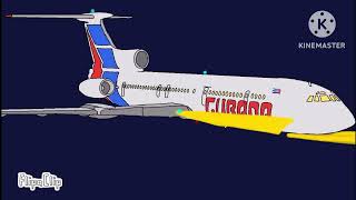 Cubana De Aviacion Flight 4387 And Trigana Air Service Flight 811 Mid-Air Collision Animation