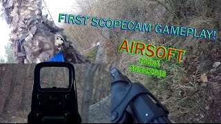 Airsoft CZ - FIRST SCOPECAM VIDEO! CZ Scorpion EVO 3 A1 Točná 10.12.2016 [GoPro HERO4 Black]