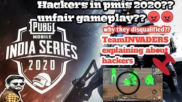 Hackers In PMIS 2020😡👹New update | Finally pmis disclosed why teams disqualified | ft.Team iNVADERS