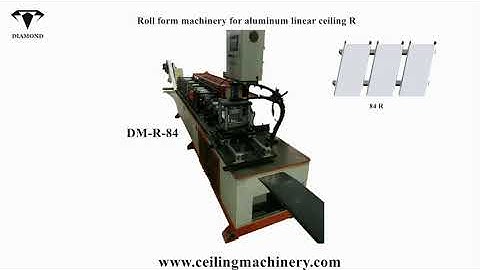 DM-R-84 ROLL FORM MACHINERY for aluminum linear ceiling 84R.