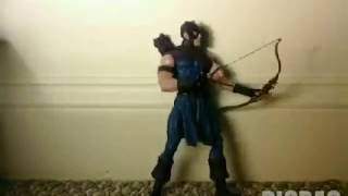Green arrow vs hawkeye stop motion ...