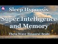 Hypnosis intelligence memory while you sleep focus success motivation study exams female voice