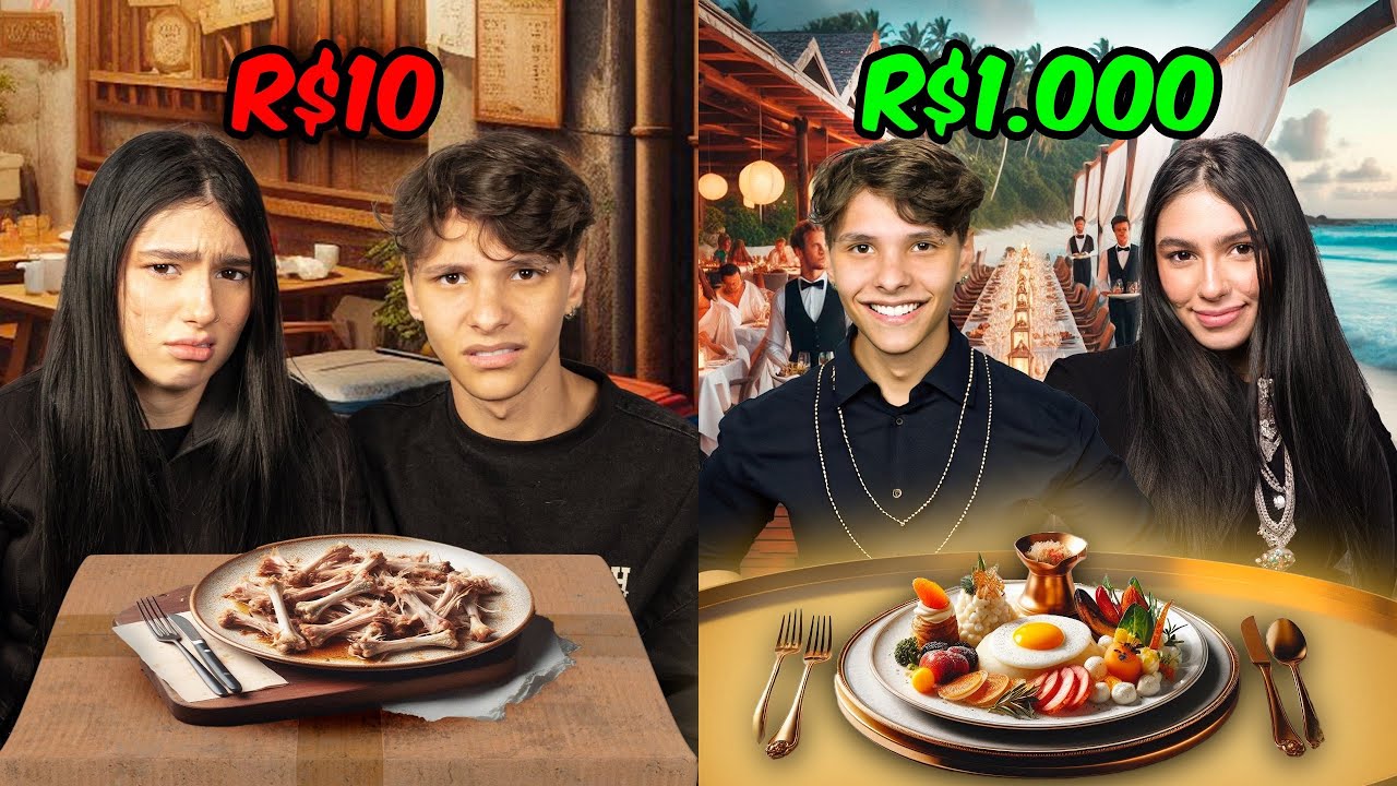 LEVEI MINHA NAMORADA PRO PIOR DATE DA VIDA DELA! DATE DE 1R$ VS 1000R$