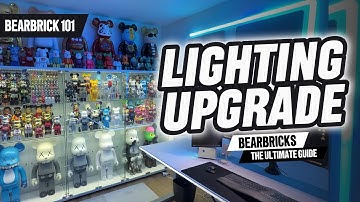 Collectibles Display Case Lighting Upgrade | Luke Lights Install for Toys & Bearbrick