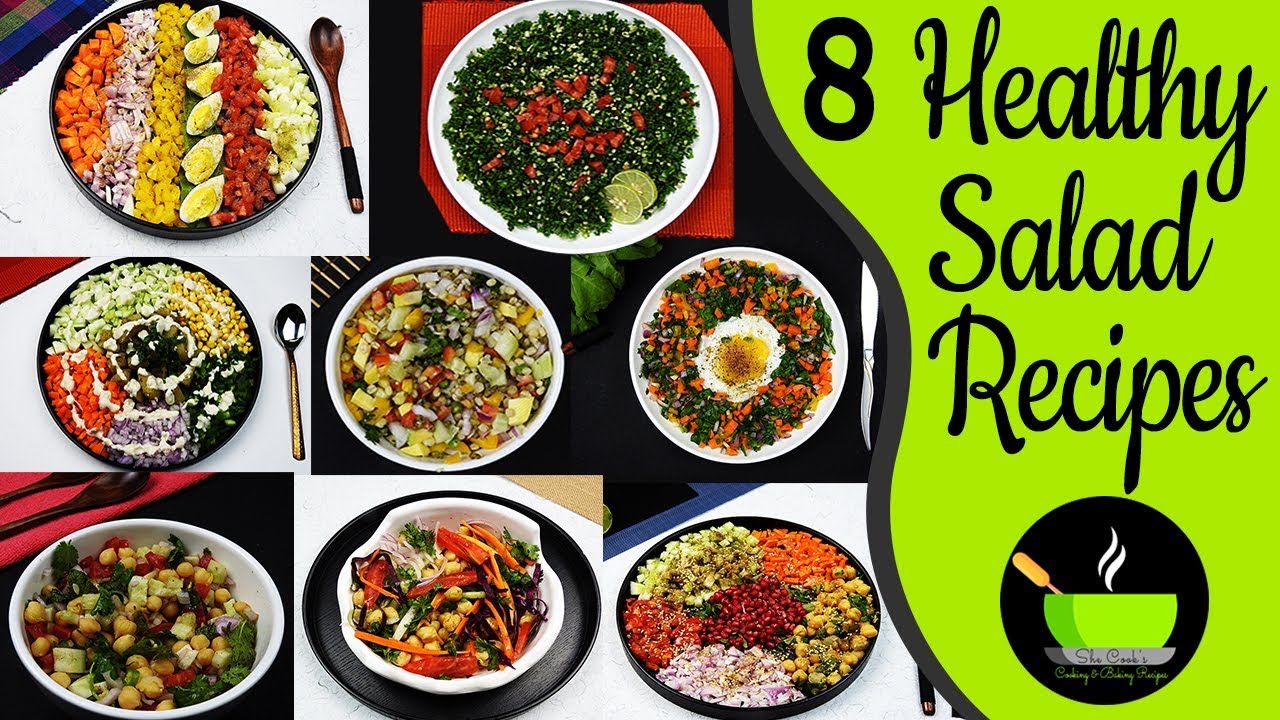 8 Salads For Weight Loss Veg Lunch & Dinner Ideas To Lose Weight