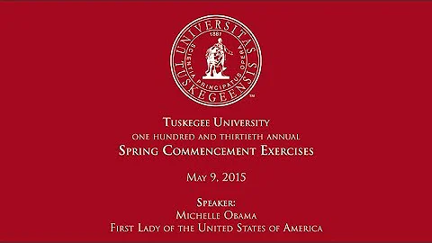 First Lady Michelle Obama Commencement Speech 2015