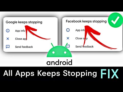 How To Fix All Apps Keeps Stopping Error In Android Phone (100% Works)