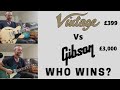 Vintage VSA500 (£400) Vs Gibson Figured Series 335 (£3000)