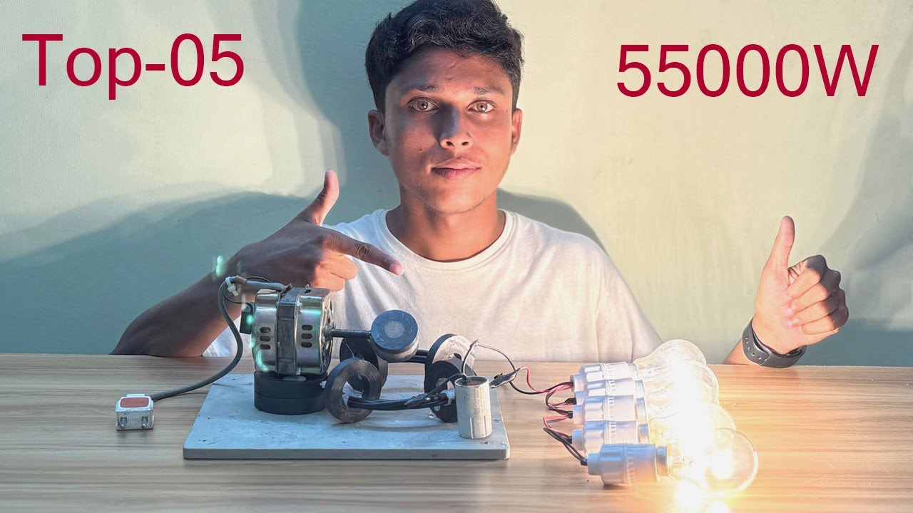 Top 5 Amazing Electric Free Energy Generator 55000w using 220v