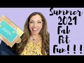 SUMMER 2021 FAB FIT FUN SUBSCRIPTION BOX UNBOXING