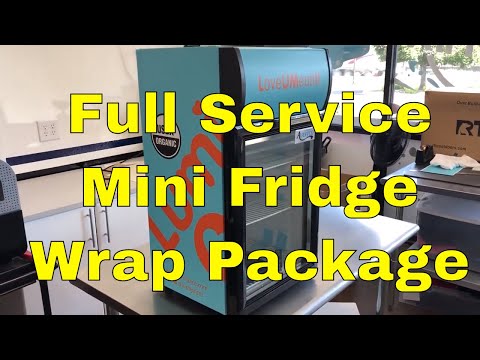 Lumi Juice Full service mini fridge wrap package Rm wraps  2019