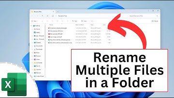Meerdere bestanden in een map tegelijk hernoemen (met verschillende namen) vanuit een Excel-lijst...