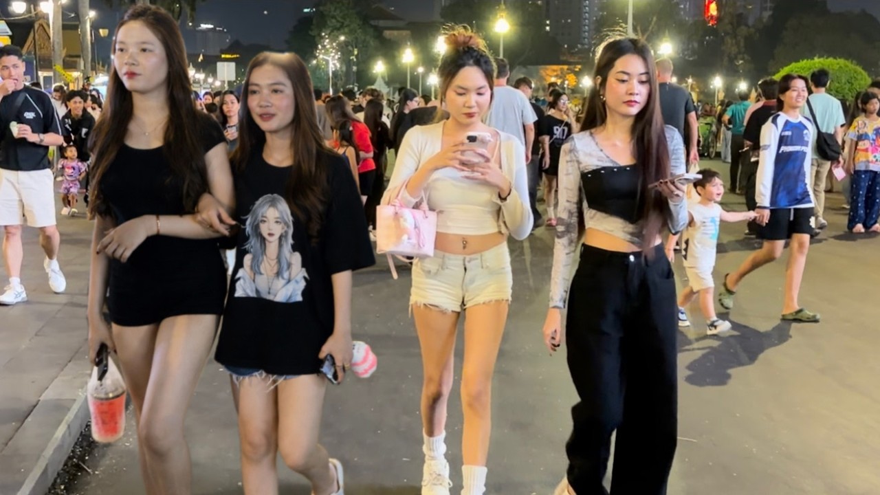 Cambodia 2026 - Walk Explore Phnom Penh Street Night Market, Real Life in Phnom Penh City 4K