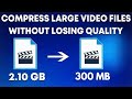 How to compress without losing quality