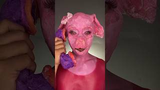 Peppa Pig 🐷🐽 Makeup Inspired  #peppapig #peppapigmakeup #makeuptutorial #sfx #shorts  #pachie2323