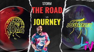 Which Bowling Ball HOOKS More?! Storm The Road vs Storm Journey! by Luis Napoles 4,466 views 4 weeks ago 8 minutes, 40 seconds