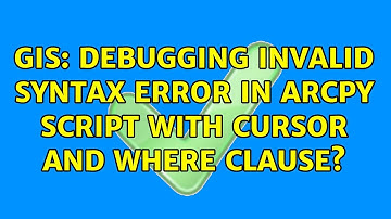 GIS: Debugging invalid syntax error in ArcPy script with cursor and where clause?