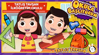 Okullar Açılıyor · Okula Hazırlık Şarkısı · Eğlenceli Çocuk Şarkısı · Çizgi Film · Tatlış Tavşan Resimi