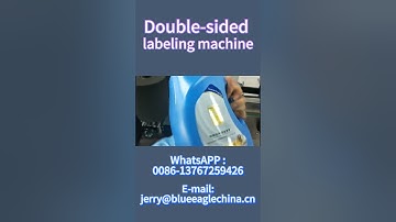 Suitable for laundry detergent double-sided labeling machine