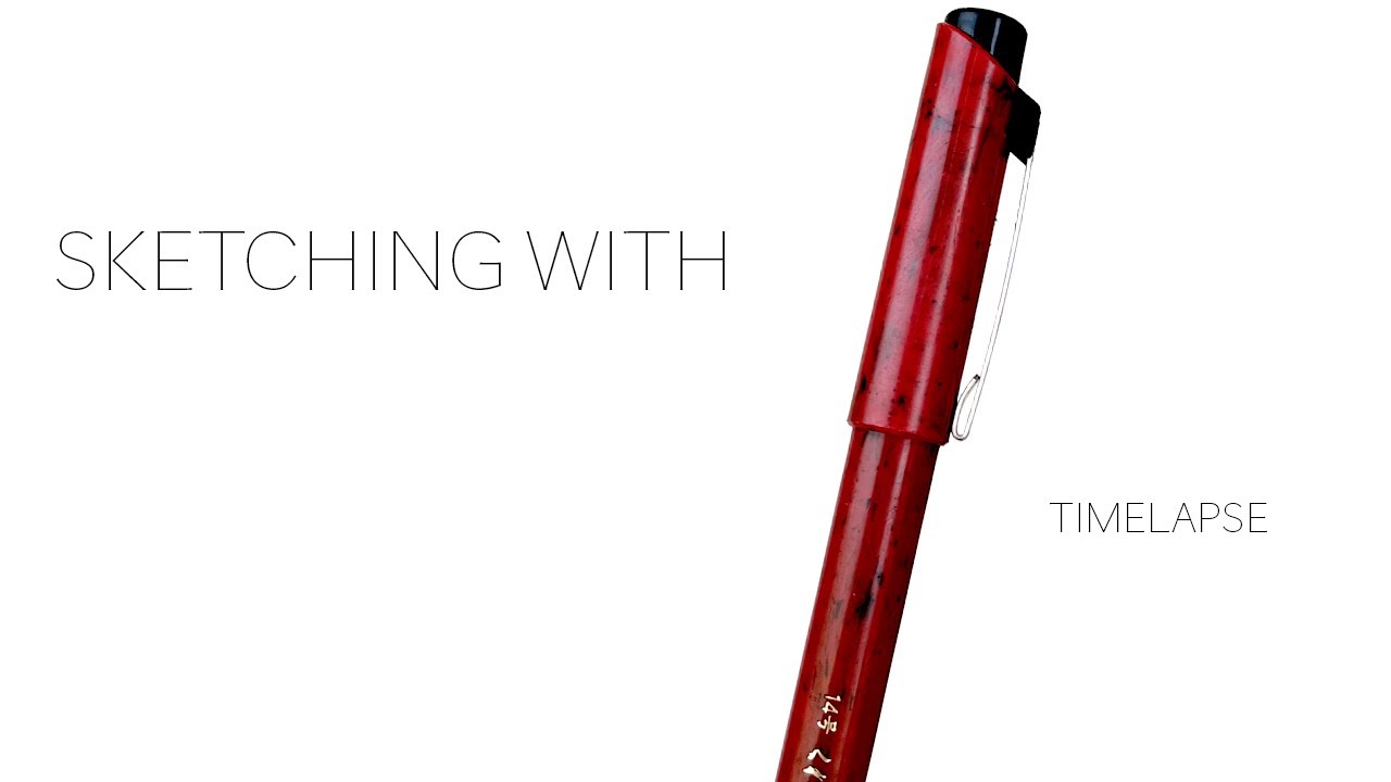 Kuretake No. 14 Pocket Brush Pen Test 2 Timelapse YouTube